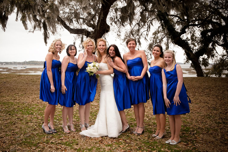Beautiful Bridesmaids | Lowcountry Bride